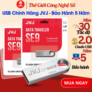 USB JVJ 128Gb 64Gb 32Gb 16Gb 8Gb 4Gb 2Gb Thiết bị lưu trữ USB 2.0 thiết kế nhỏ gọn, chống nước, Bảo hành 5 năm 1 đổi 1