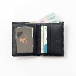 Ví mini da bò AT055, chất da tự nhiên mềm mại, form ví 11x8.5cm, kèm hộp đựng và PBH 03 năm, Anh Tho Leather