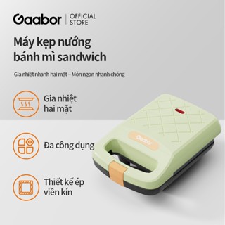 Máy kẹp nướng bánh mì sandwich Gaabor EH-M02A nướng đều 2 mặt làm bữa ăn sáng chiên trứng