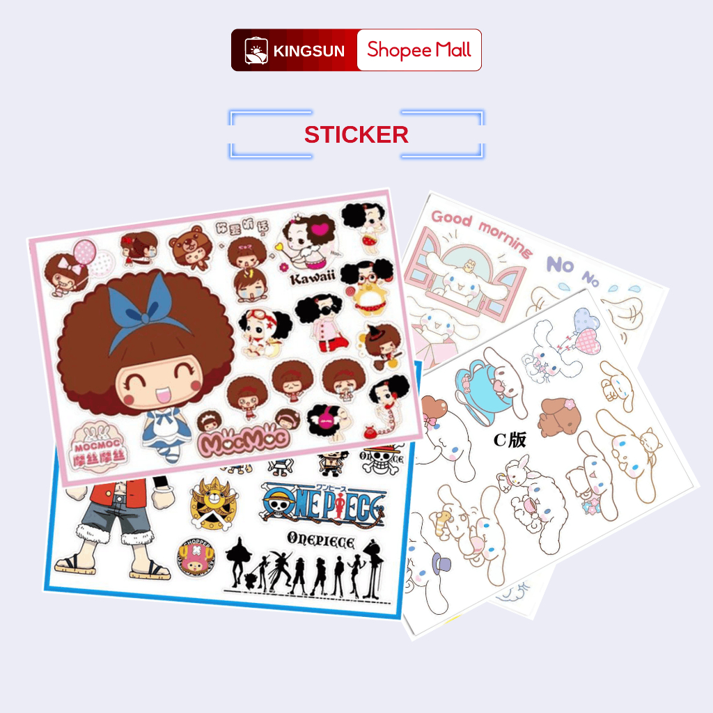 Miếng dán Vali kingsun nhiều mẫu mã TZ09