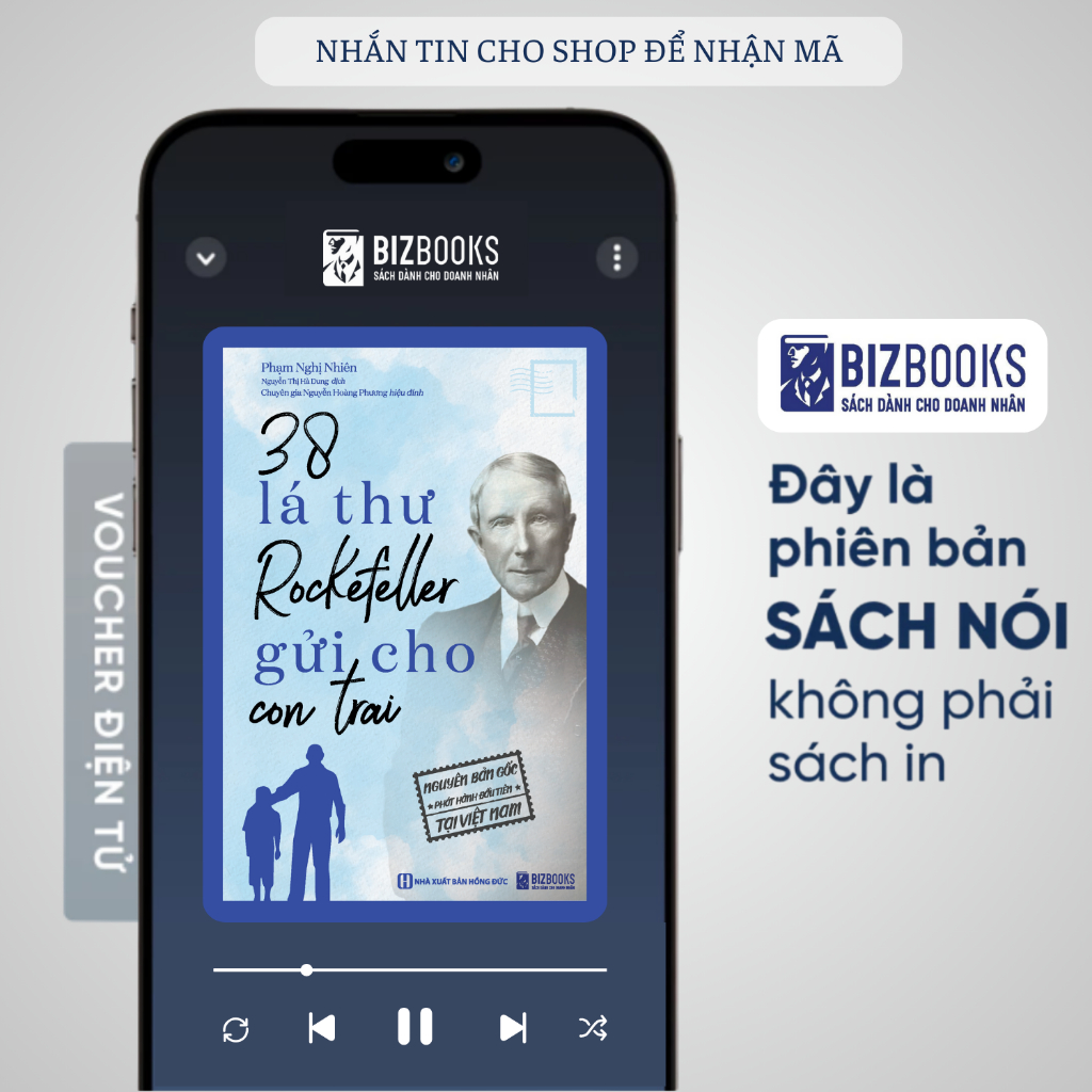 Sách Nói 38 Lá Thư Rockefeller Gửi Cho Con Trai | Audiobook Tư Duy Thành Công & Tài Chính | Bizbooks