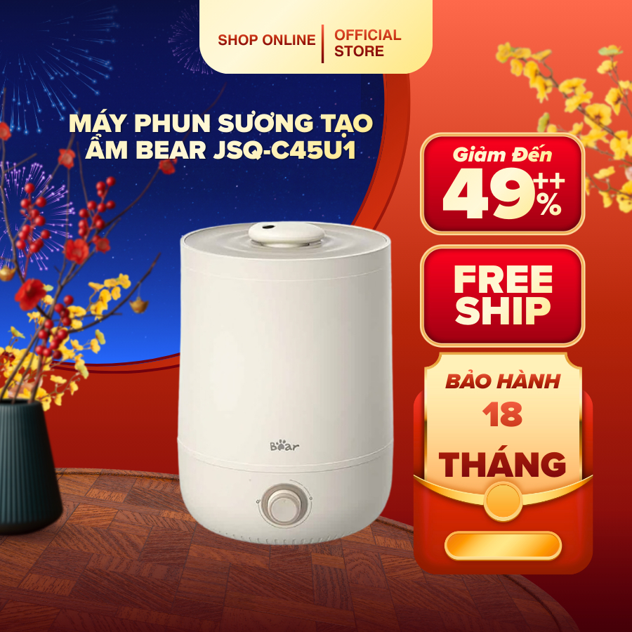 Máy Phun Sương Tạo Ẩm Bear JSQ-C45U1