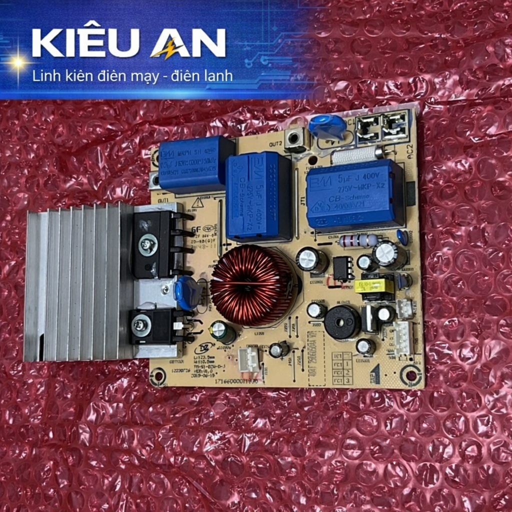Hàng mới - Bo mạch bếp từ Midea MI-K1917EF(B) - MI-K1917EF(R) -MI-K1917EF(G) ( dùng chung) -4 Chân L
