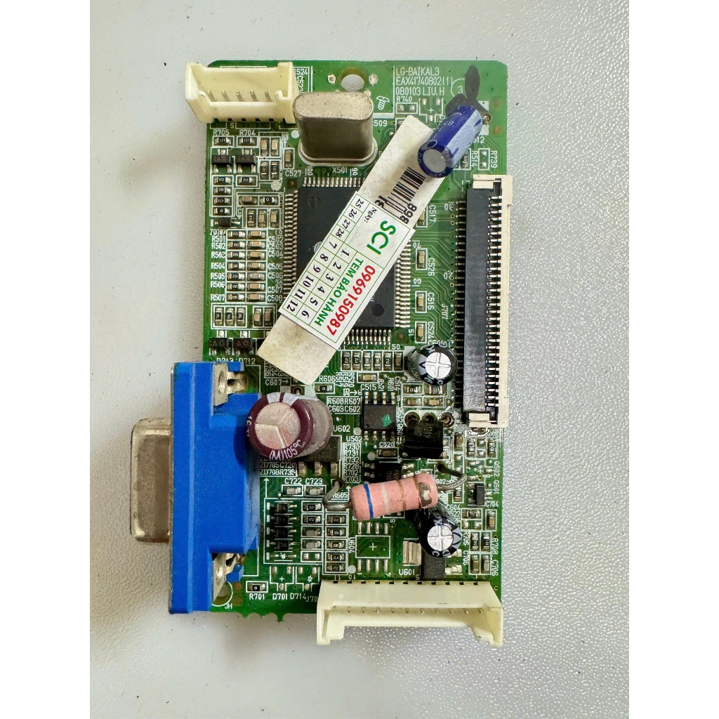 Bo main boar mạch linh kiện màn hình máy tính LG L177WSB nguồn, xử lý chung chính chủ khiển