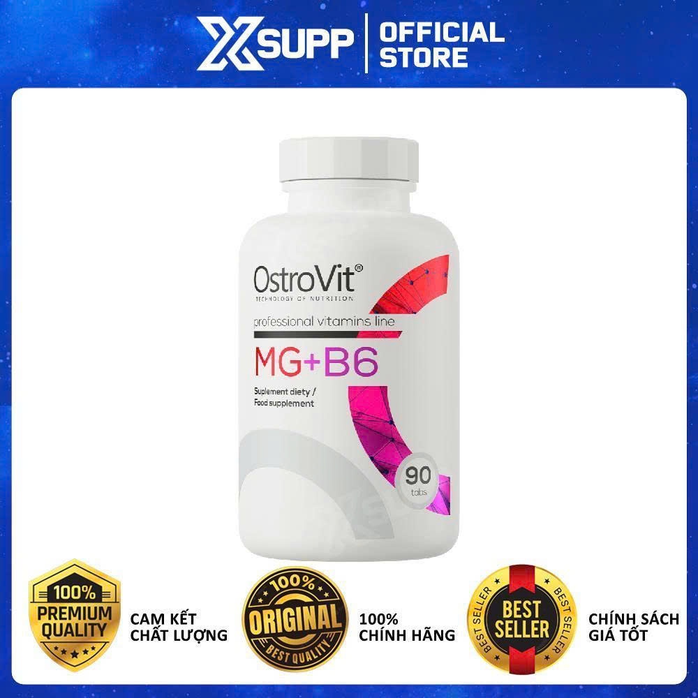 OstroVit Magie Vitamin B6 – Vận Động Nhiều Bổ Sung Magie & B6