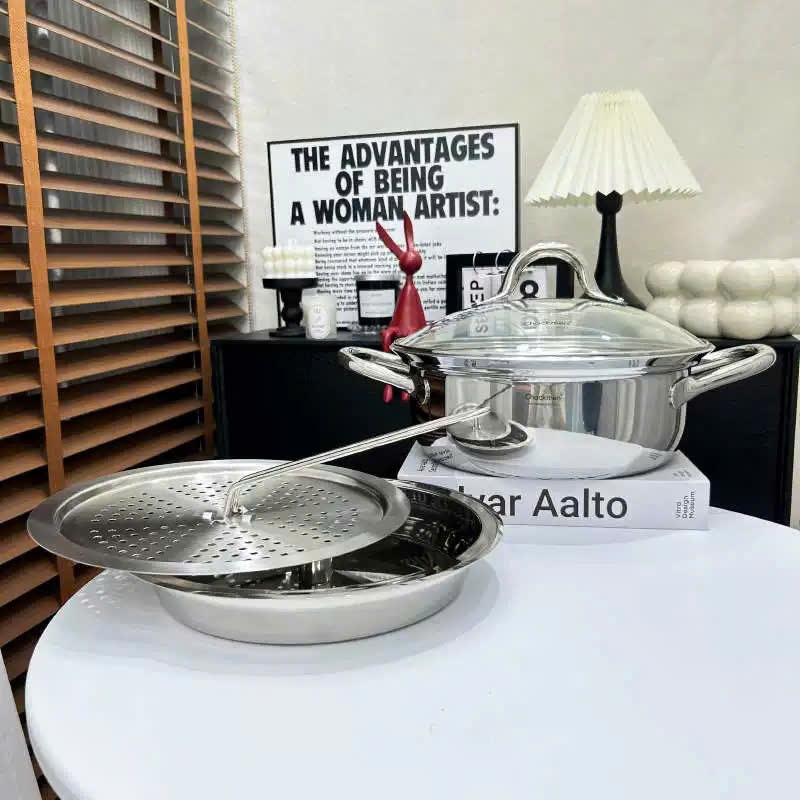 Nồi Lẩu Hơi Chockmen 30cm Nồi Lẩu Hấp Thủy Nhiệt Đa Năng