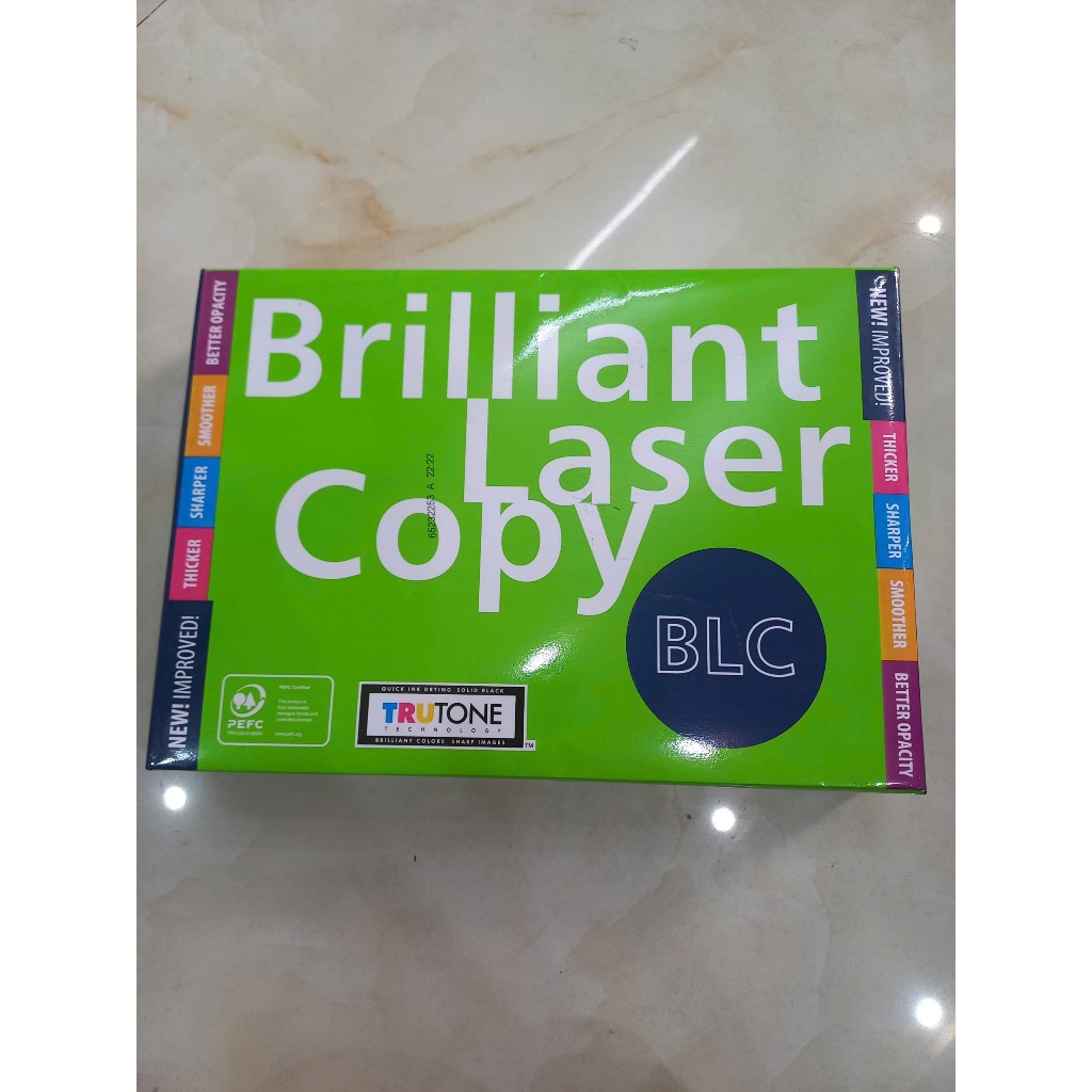 Giấy in BLC Brilliant Laser Copy 70gsm A4/ A5- photocopy Giấy ngoại Indonesia Giấy in giá rẻ HATECO