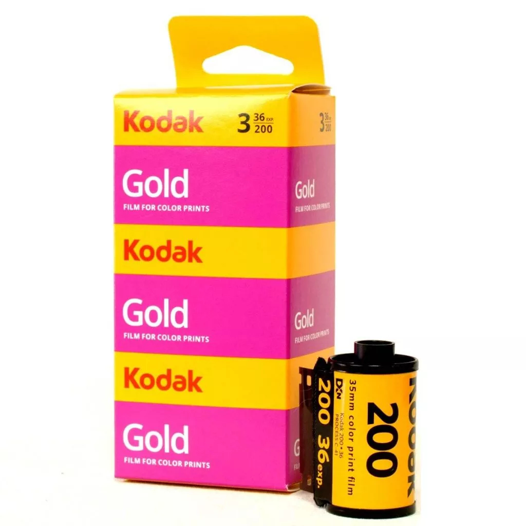 Kodak Gold GB Film 200 135 36 Exp - Pack of 3 pcs, IOS 200, 36 ảnh