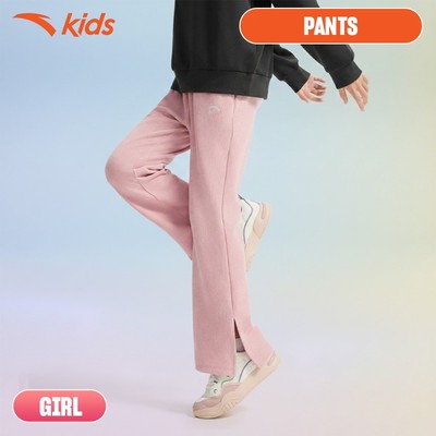 ANTA Kids Quần Dài Thể Thao Bé Gái Dáng Ống Loe Phong Cách Năng Động Phù Hợp Đi Học Đi ChơiA62537710