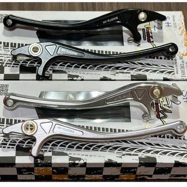 Tay thắng nhôm CNC GH-Racing Form ZIN mẫu V2 cho xe SH 2 đĩa: SHVN, SHVN, SH350i/ SH350