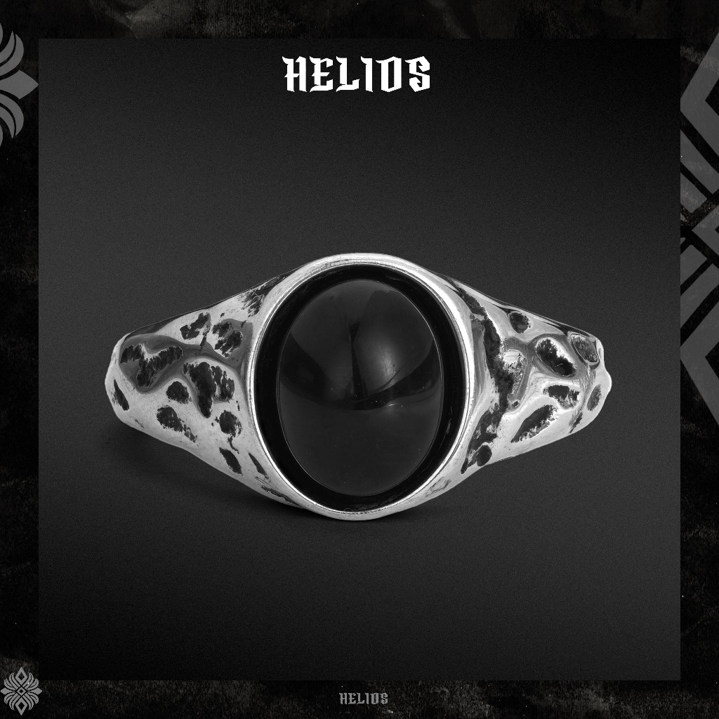 Nhẫn thời trang nam nữ Helios Jewels NOIR