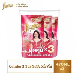 [Giá Dùng Thử] Combo 3 Túi Nước Xả Vải Fineline Đậm Đặc Hàng Thái Nhập Khẩu Cao Cấp (470ml/túi)