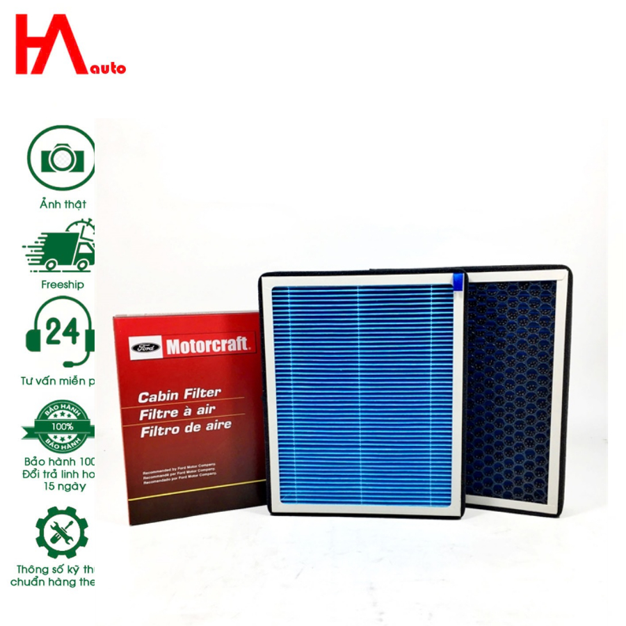 Lọc gió điều hòa (HEPA) Ford Ranger/ Everest 22+, Escape 19+, Focus 19+, Mondeo V 14-22. Mã DG9H-18D
