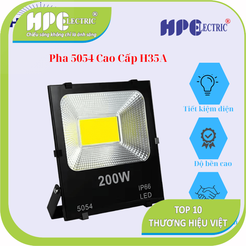 BH 3 NĂM - Đèn Pha Led  150W 200W 300W chống nước iP66 -H35A )