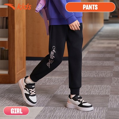 ANTA Kids Quần Dài Thể Thao Bé Gái Thoải Mái Vận Động A62537705