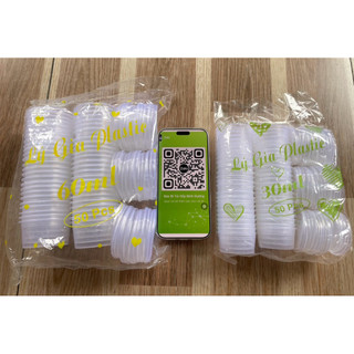[50] HỦ BÁNH FLAN 30ml - 60ml