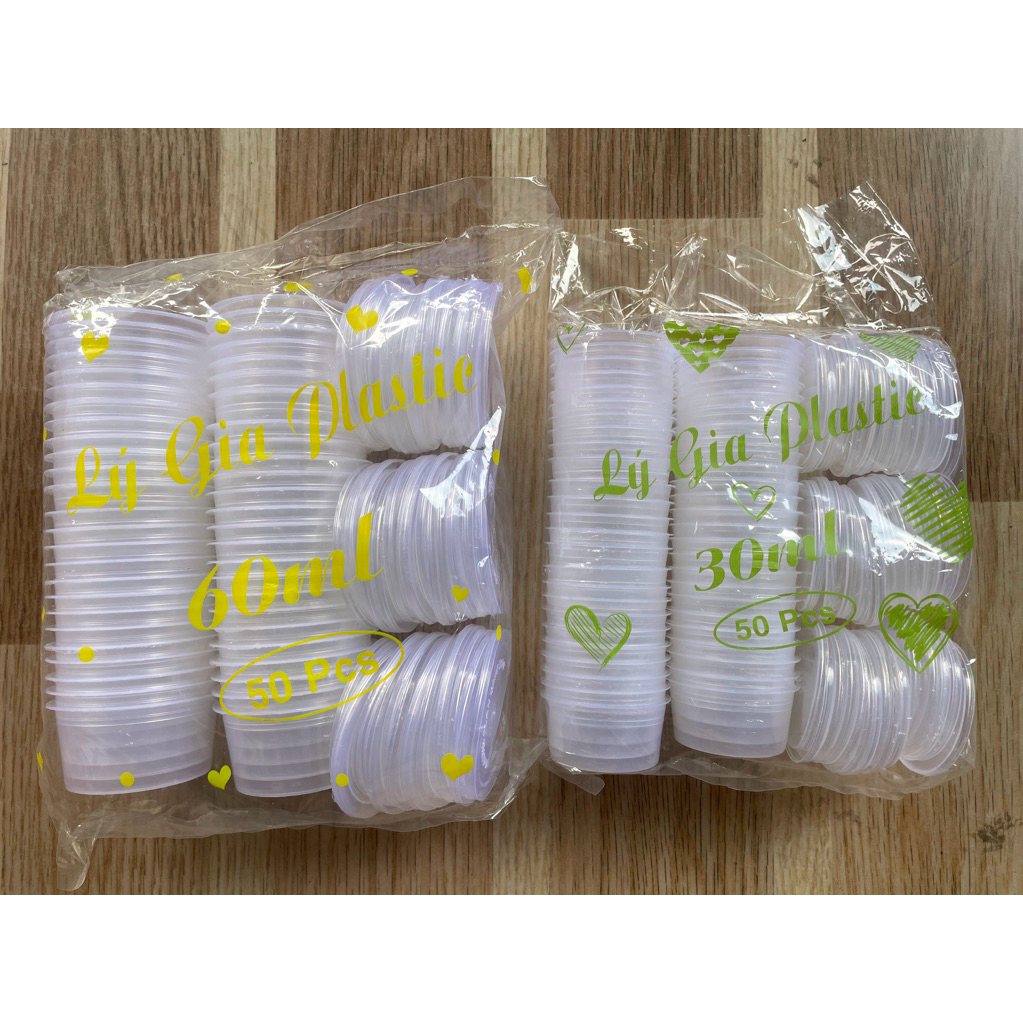 [50] HỦ BÁNH FLAN 30ml - 60ml