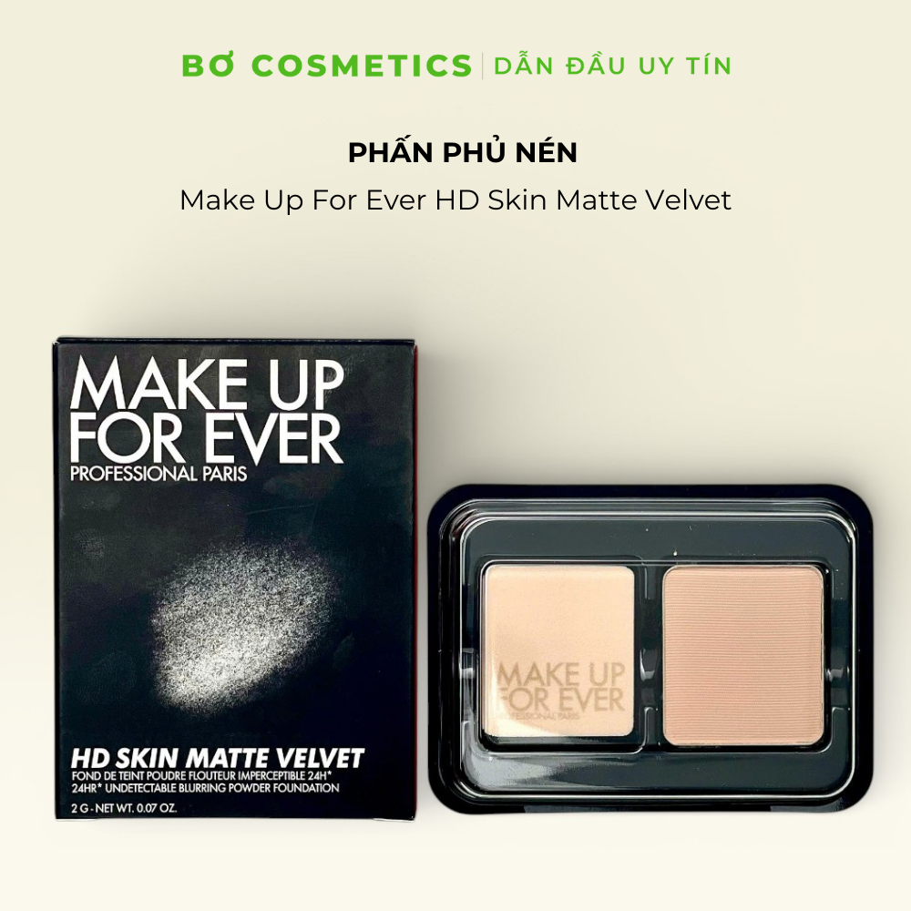[Mini 2g] Phấn Phủ Nén Make Up For Ever HD Skin Matte Velvet