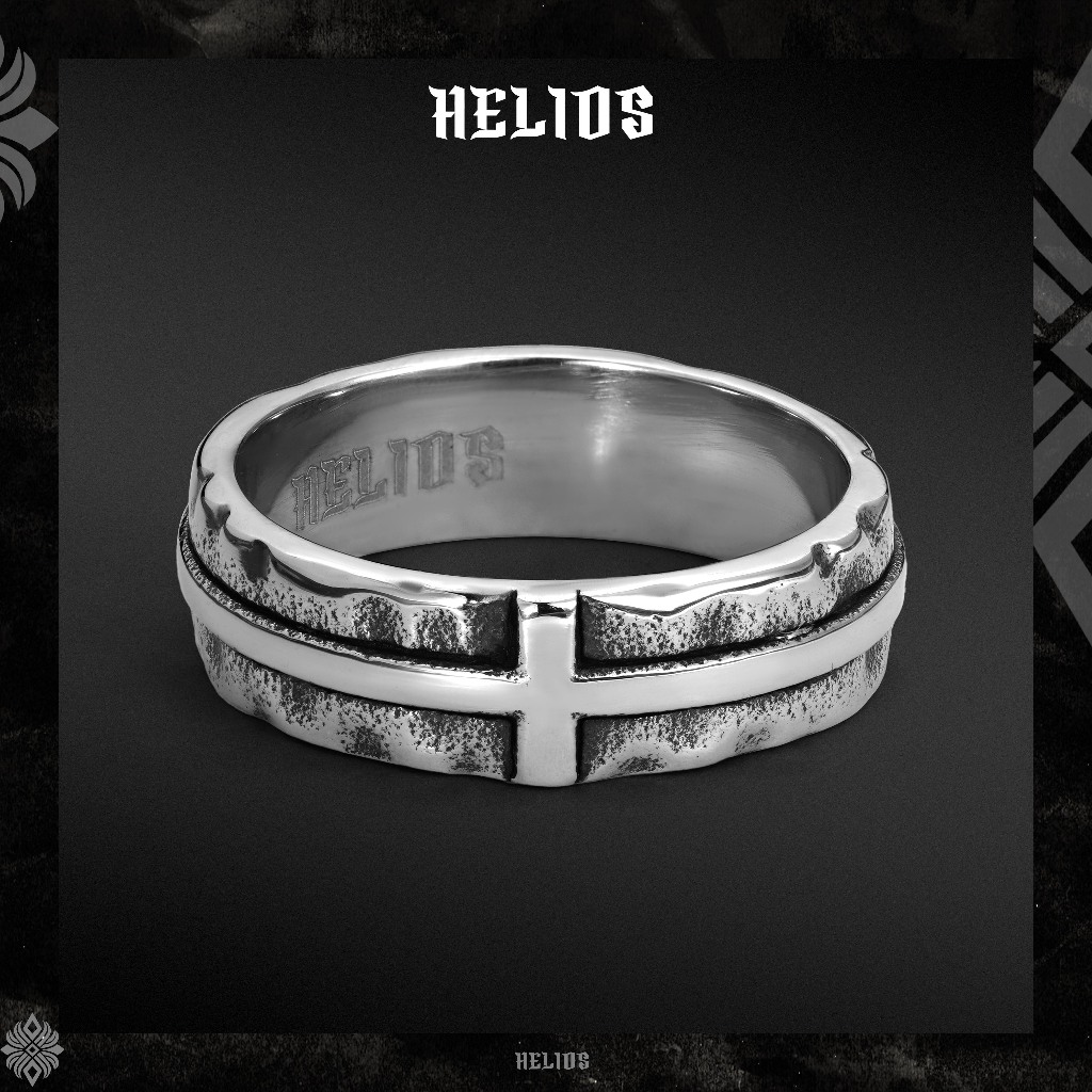 Nhẫn thời trang nam nữ Helios Jewels CRUX BAND