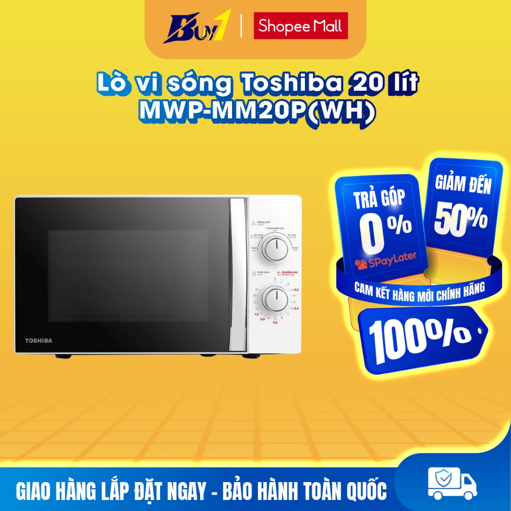 MWP-MM20P(WH) - Lò vi sóng Toshiba 20 lít MWP-MM20P(WH) - Hàng chính hãng