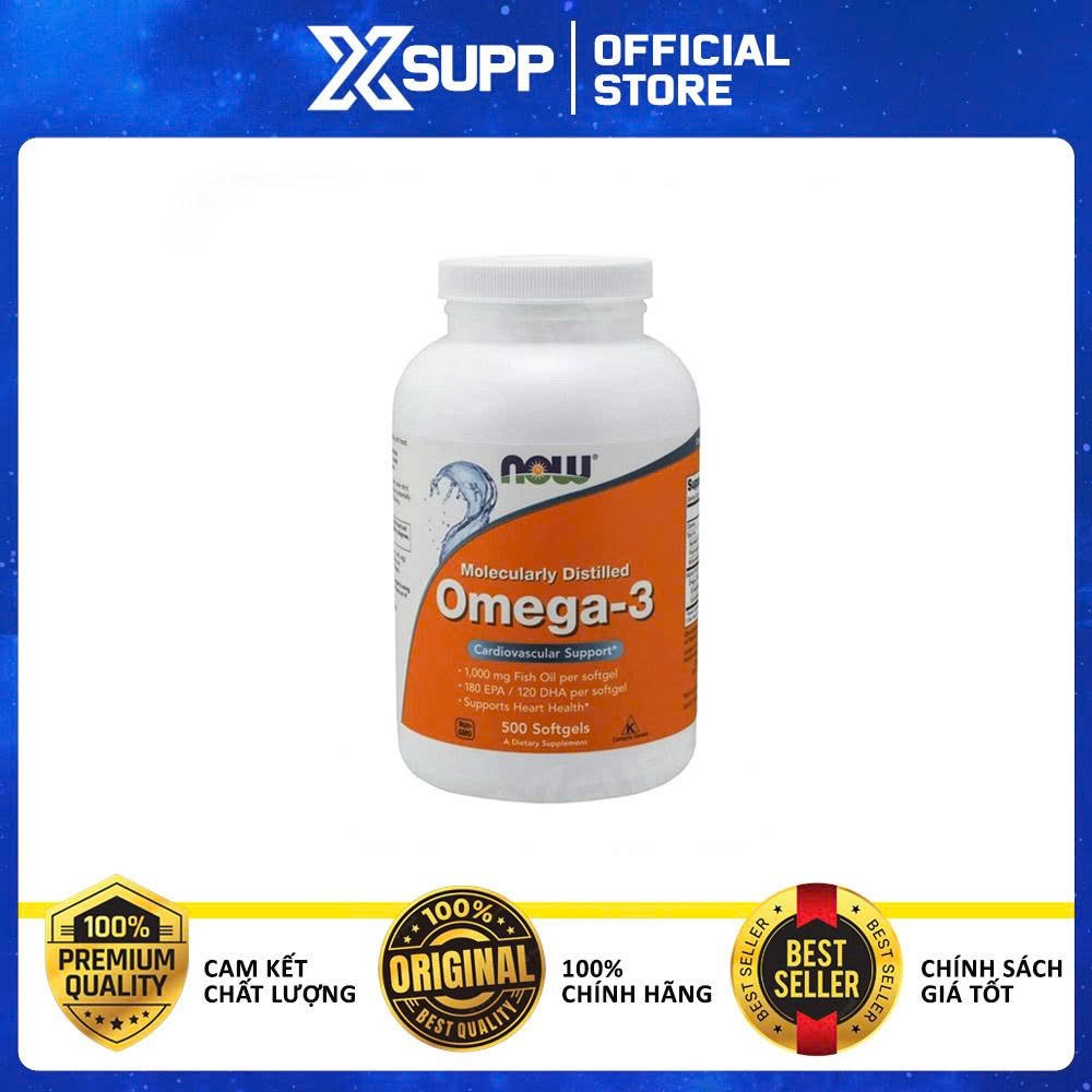 Now Omega3 Fish Oil - Viên Uống Dầu Cá Omega 3