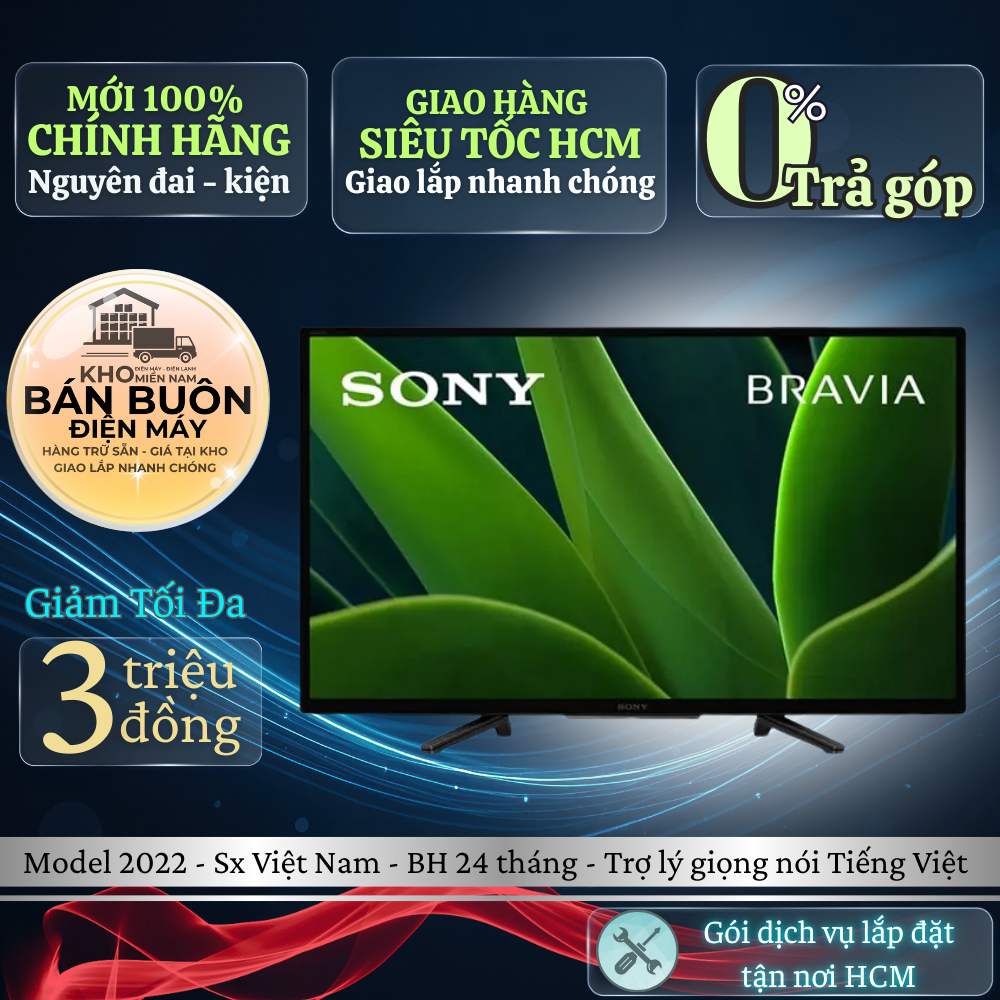 KD-32W830K Google Tivi Sony HD 32 inch  - Hàng chính hãng KD-32W830K