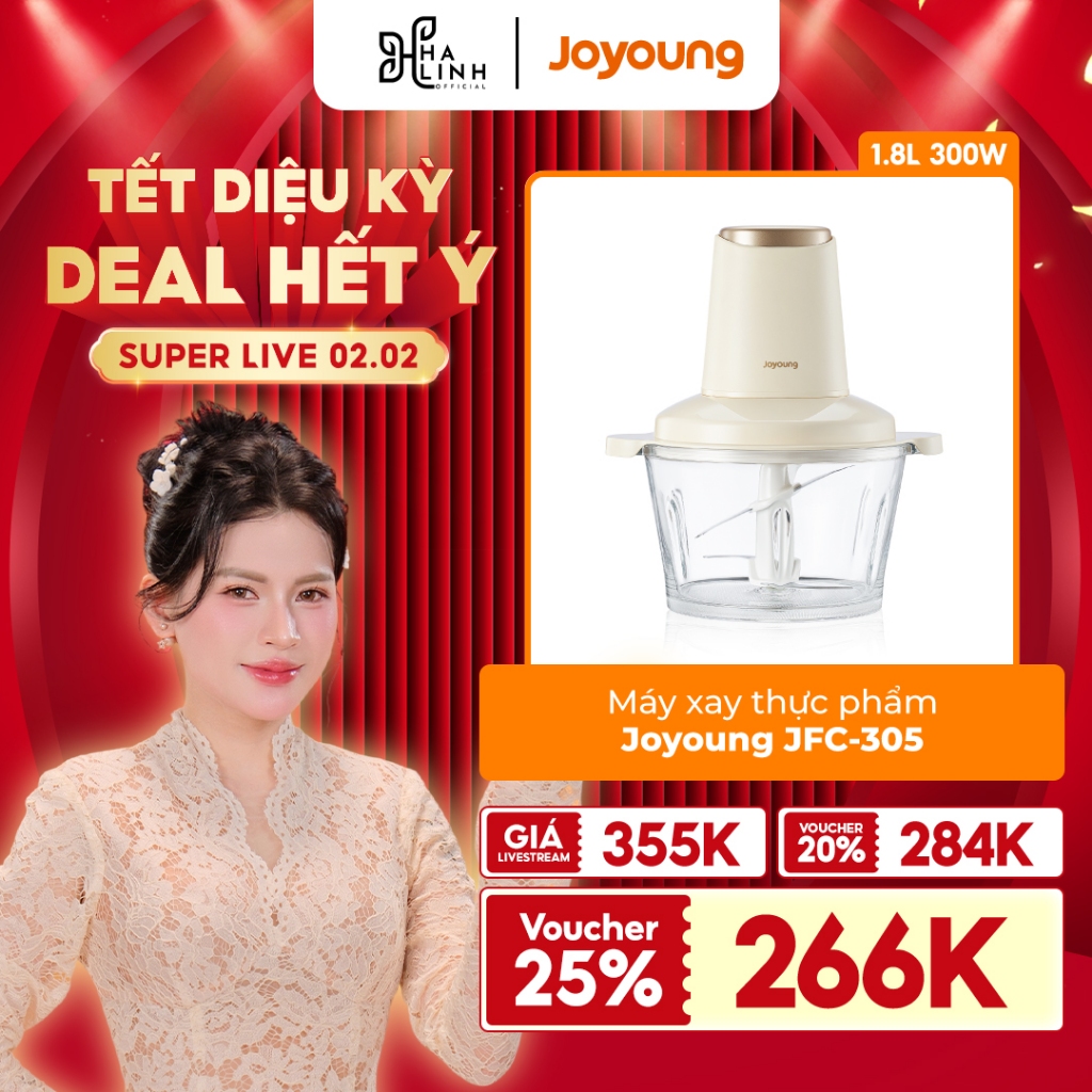 [VHL x Joyoung] Máy xay thực phẩm đa năng Joyoung 1.8L 300W JFC-305