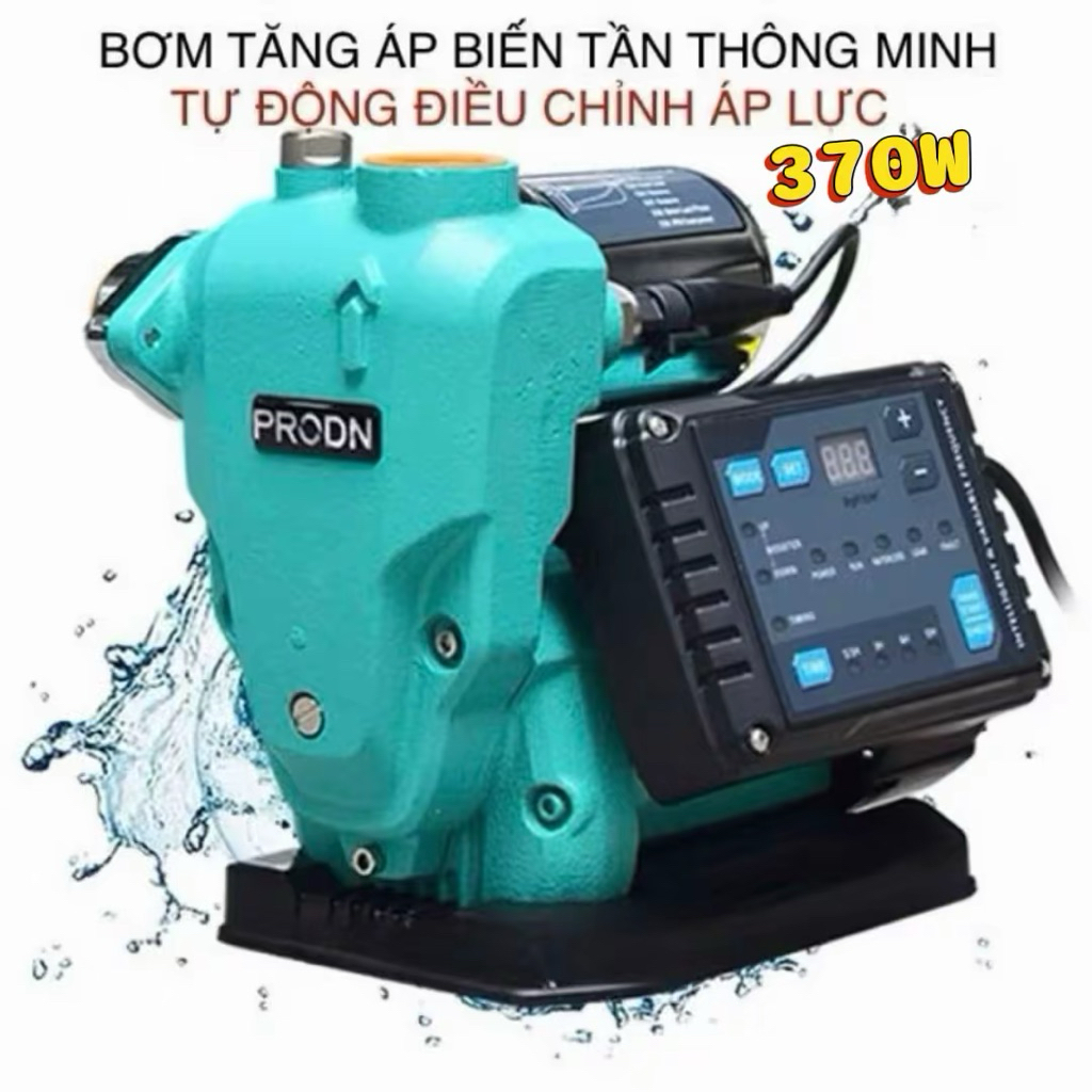 Máy Bơm Tăng Áp Biến Tần Thông Minh 1WZB 370W - 1500KW (Có 2 Màu Xanh Và Đen)
