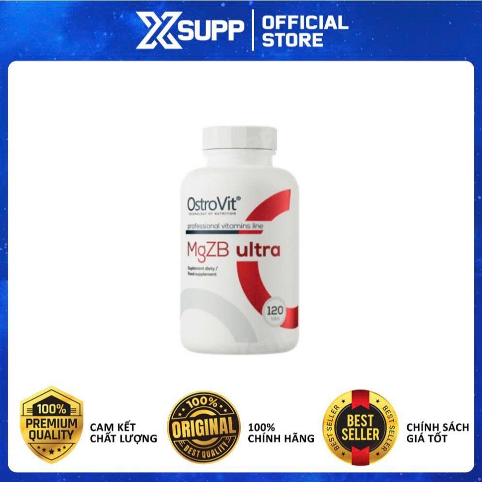 THỰC PHẨM SỨC KHỎE OSTROVIT MGZB ULTRA 120 VIÊN