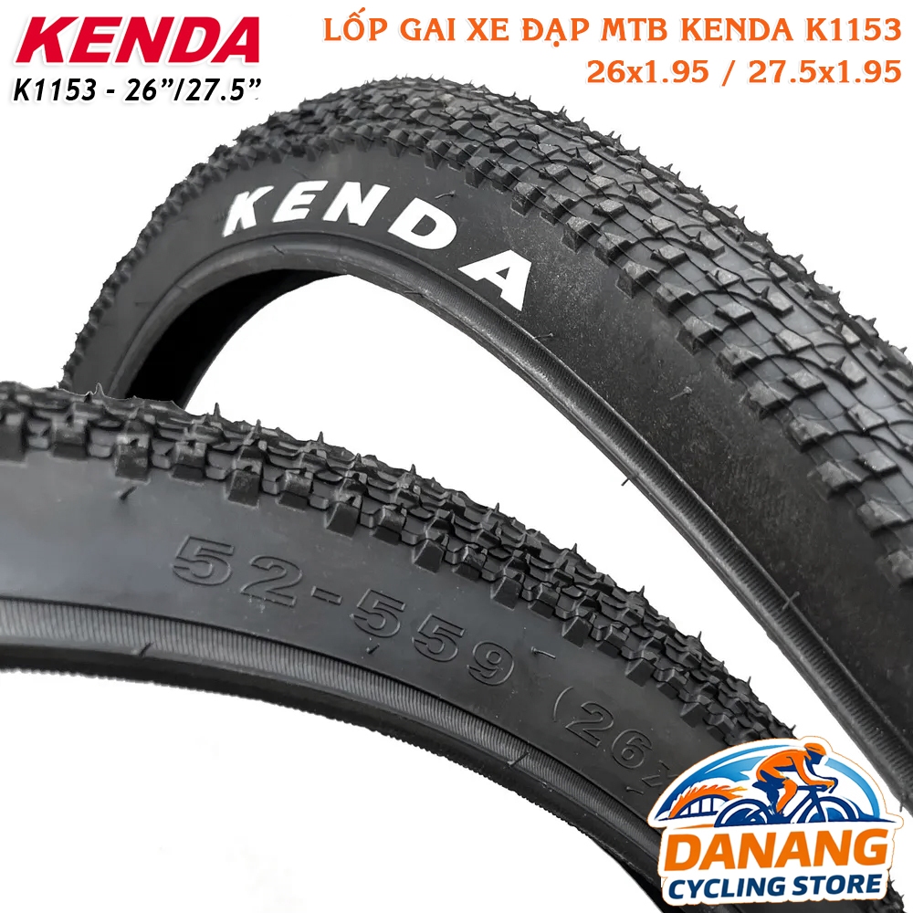 Lốp (Vỏ) Gai Xe Đạp Địa Hình MTB KENDA 26x1.95 / 27.5x1.95 (Model K1153)