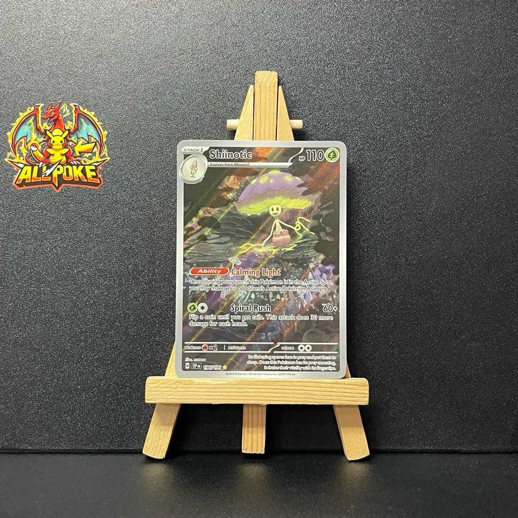 [ AllPoke ] Thẻ Bài Pokemon TCG,Shiinotic - 194/191 -M-NM