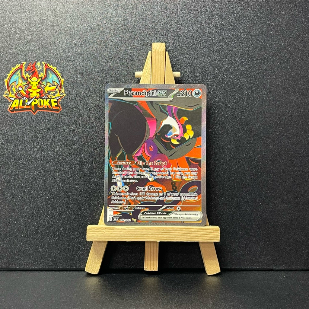[ AllPoke ] Thẻ Bài Pokemon TCG,Fezandipiti ex - 092/064 -M-NM