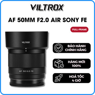 Ống Kính VILTROX AF 50mm F2.0 Air Full-Frame For Sony E-mount - Bảo Hành 12 Tháng