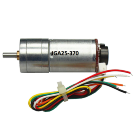 Động Cơ Giảm Tốc JGA25-370 12V 500V Vòng Encorder