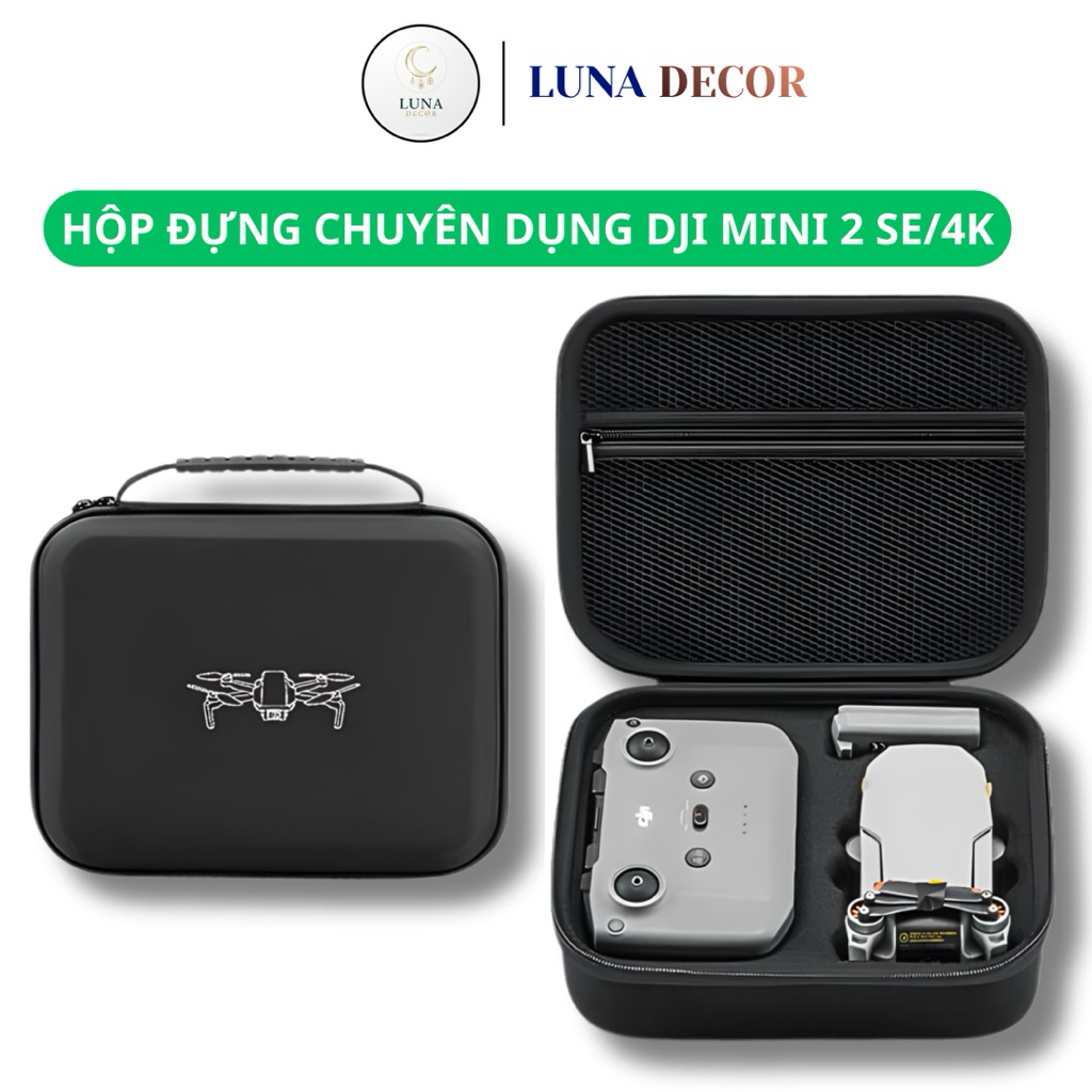 Hộp đựng DJI Mini 2/SE 4K/ Mini4 pro Túi bảo quản drone điều khiển từ xa case chống sốc, phụ kiện du