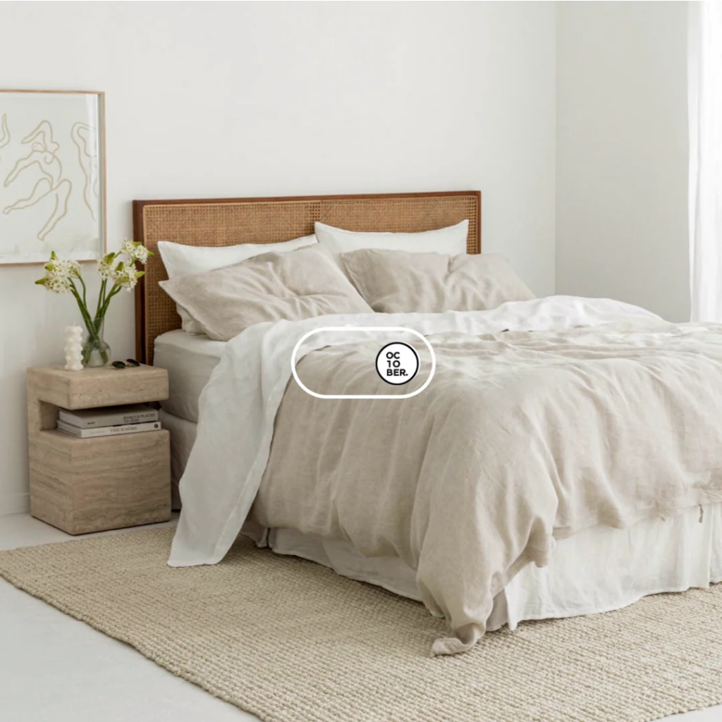 Vỏ Gối Ôm Cotton Organic Cao Cấp Size 38x105cm Màu Trơn Mềm Mịn Thoáng Mát | October Bedding