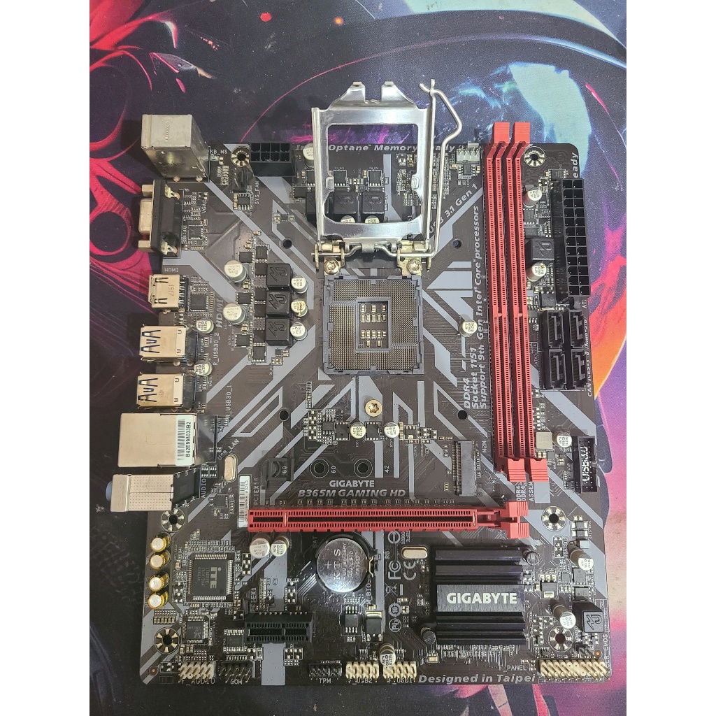 Mainboard Giga B365M Gaming HD đẹp