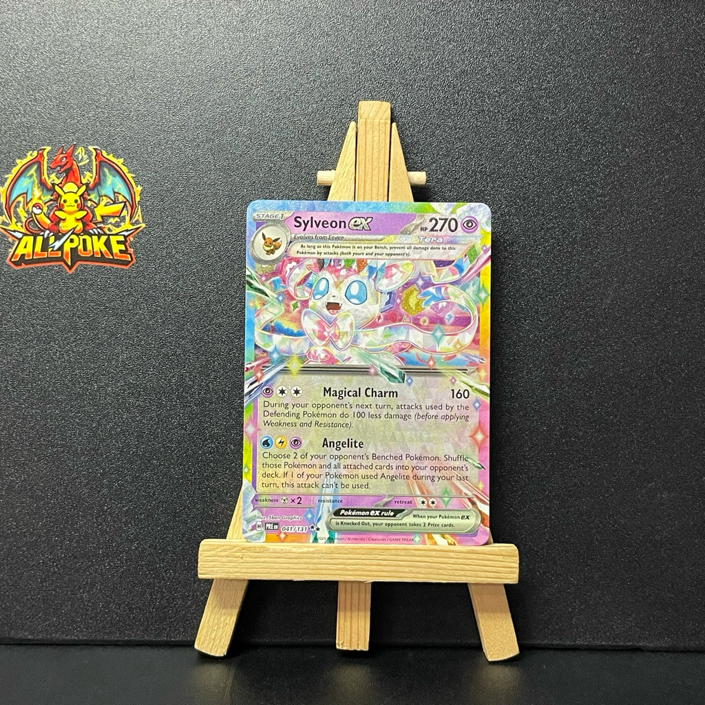 [ AllPoke ] Thẻ Bài Pokemon TCG,Sylveon ex - 041/131  -M-NM