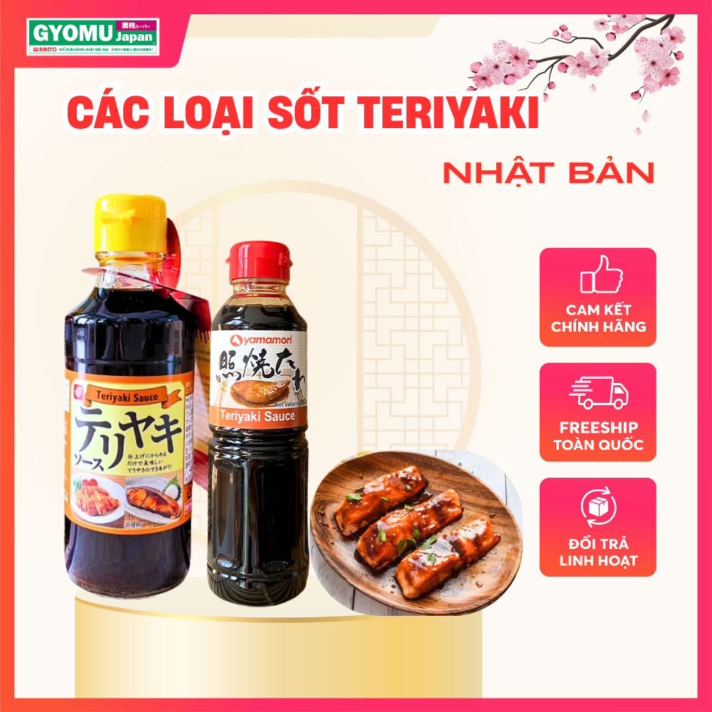 Sốt Teriyaki Sauce Bell Foods 250g, Nước sốt Teriyaki 200ml YAMAMORI - Gyomu Japan