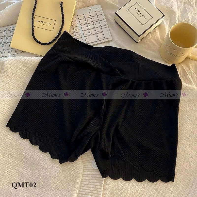 Đồ lót bầu MUM'S SHOP QMT Quần mặc trong váy có màu đen và da cho mẹ bầu