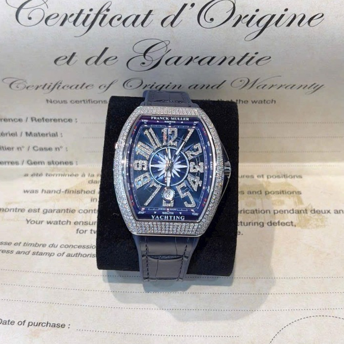 Đồng hồ nam Franck Muller Yachting V41 ABF 42mm máy FM800 Thuỵ Sĩ