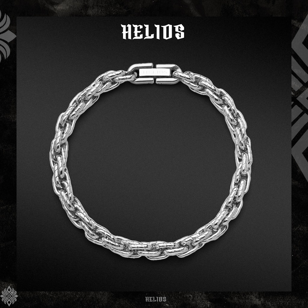 Vòng tay kim loại nam, nữ Helios Jewels STRAND