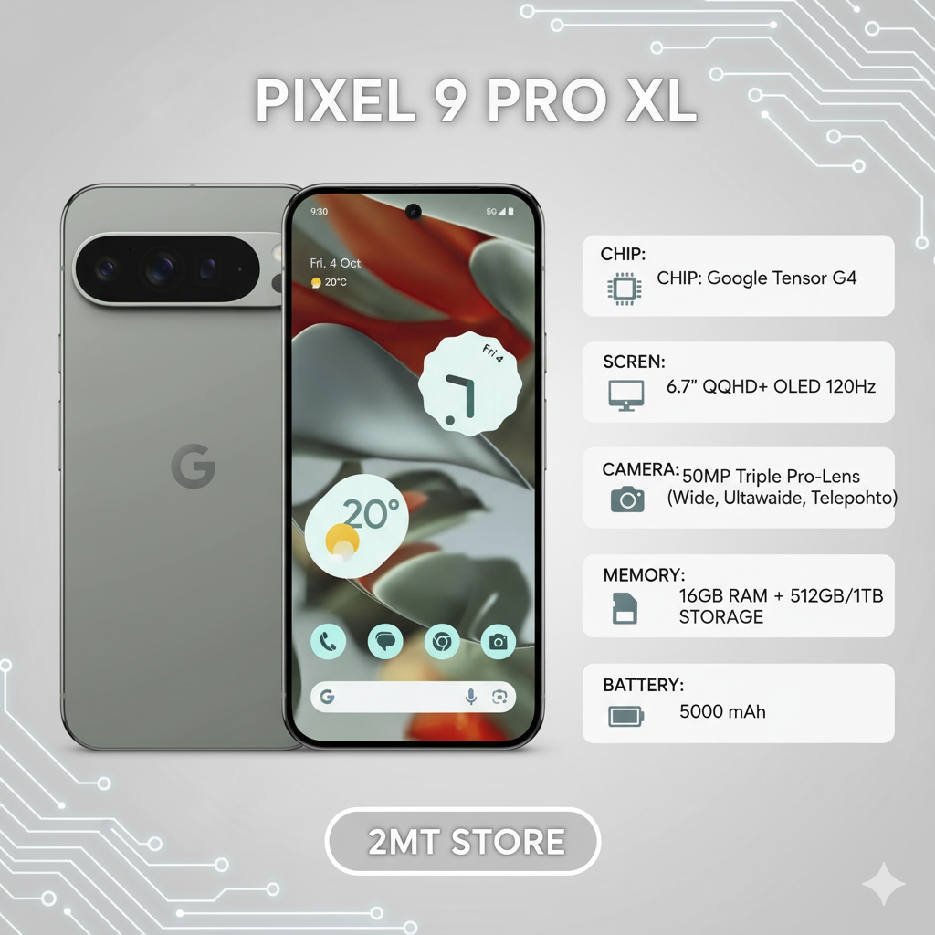 Google Pixel 9 Pro XL Quốc Tế Like New 128G/256G/512G/1TB