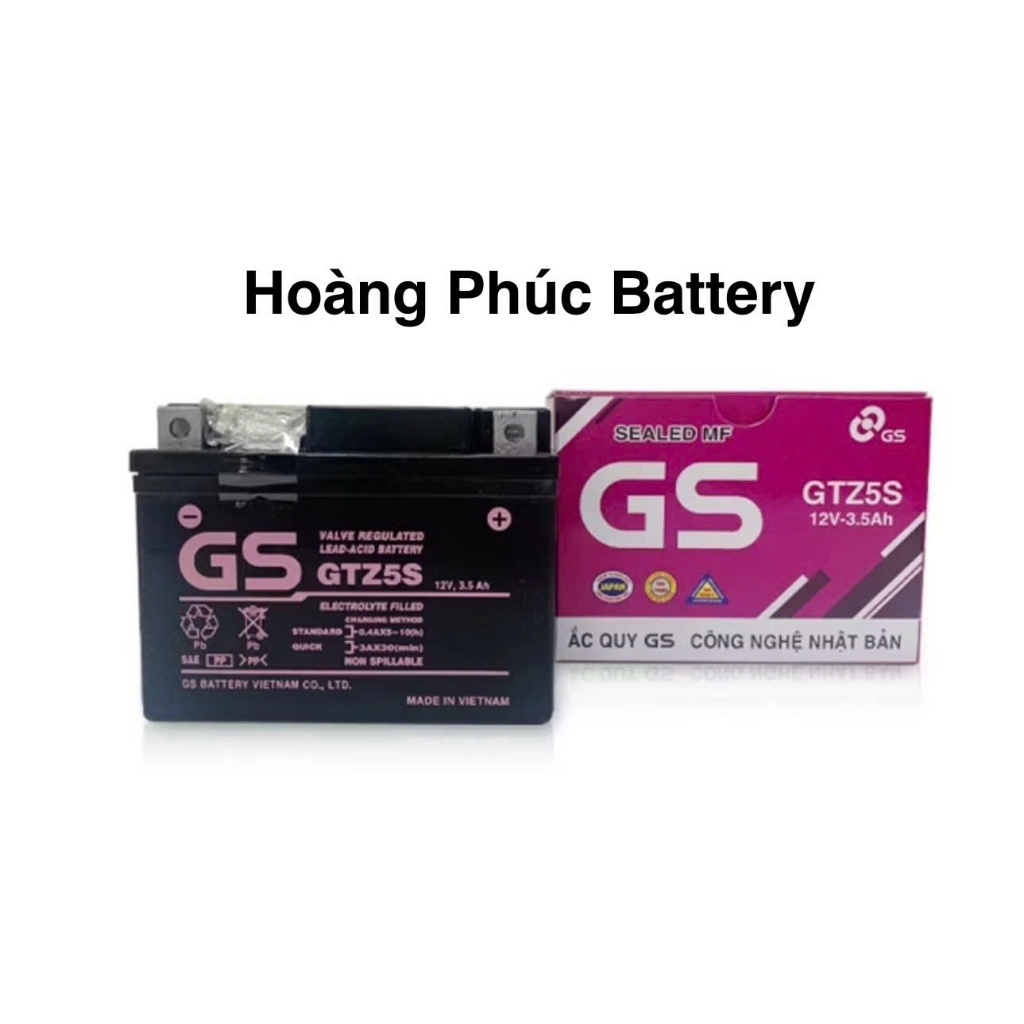 Bình ắc quy GS GTZ5S chính hãng