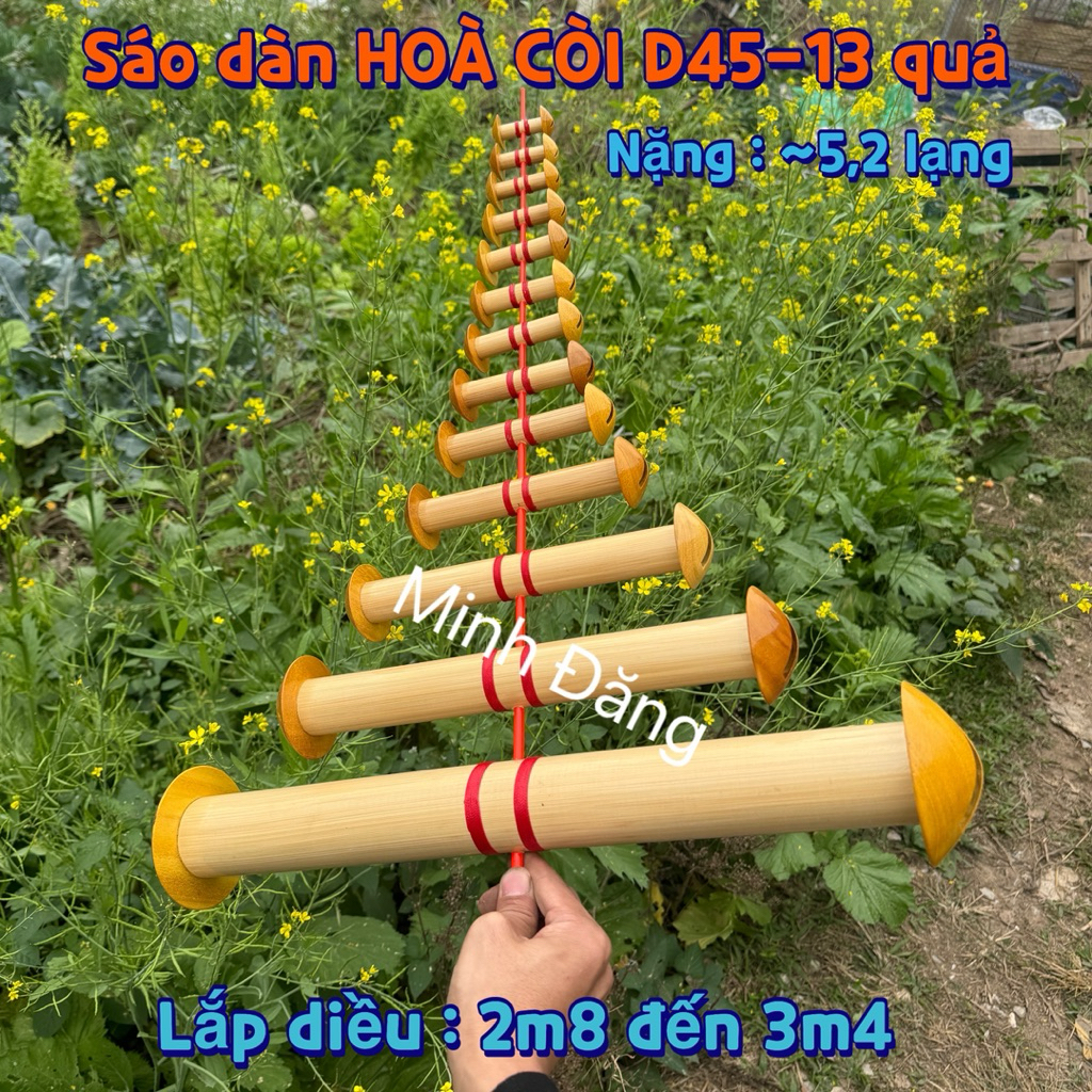 bộ sáo dàn cưa - hoà còi D45 - D50  Khủng 9-11-13-15 quả- âm gắt