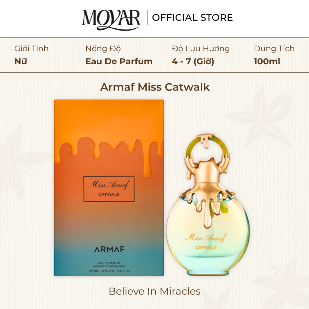 Nước Hoa Armaf Miss Catwalk | Nước Hoa Nữ | Moyar Perfume