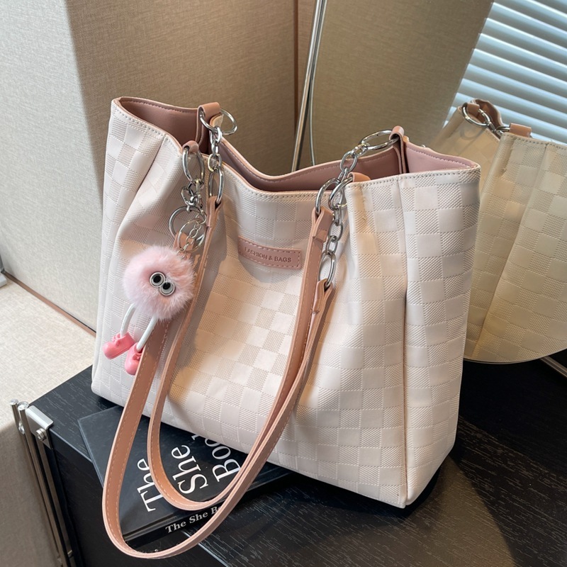 Túi tote da, túi xách nữ đeo vai đi học đi chơi dễ thương đựng vừa A4 PK 519