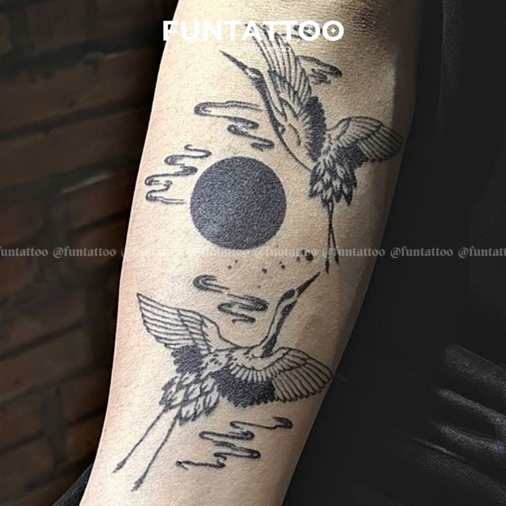 Hình xăm tạm thời Funtattoo chống nước chống cọ xát FL05
