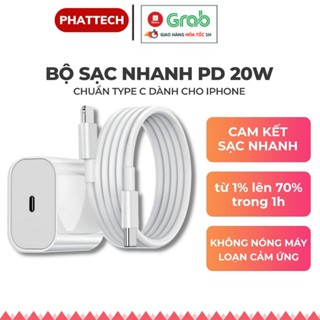 Bộ Sạc Nhanh PD 20W PHATTECH Cam Kết Sạc Nhanh Không Nóng Máy Ổn Định Bảo Hành 12 Tháng
