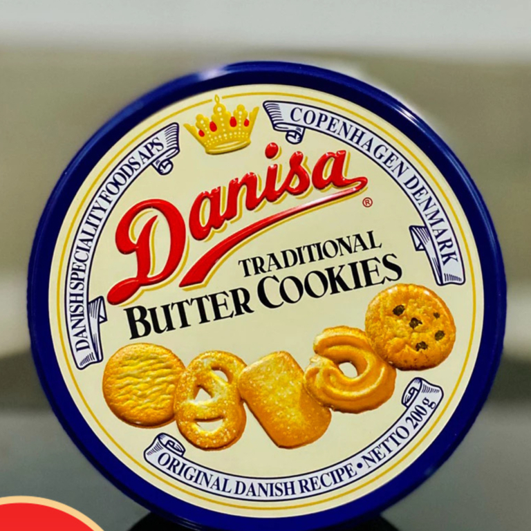 Bánh Quy Bơ Danisa 200g Chính Hãng – Danisa Butter Cookies Hộp Thiếc Nhập Khẩu Đan Mạch